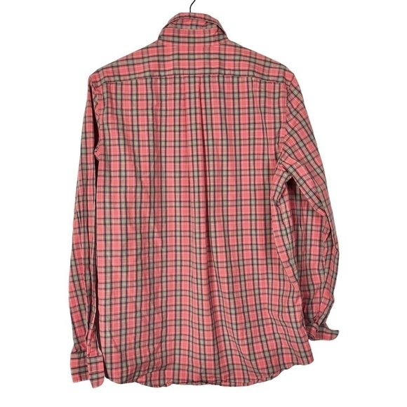 Vineyard Vines Pink Plaid Slim Fit Tucker Long Sleeve Button Down M - Picture 2 of 4